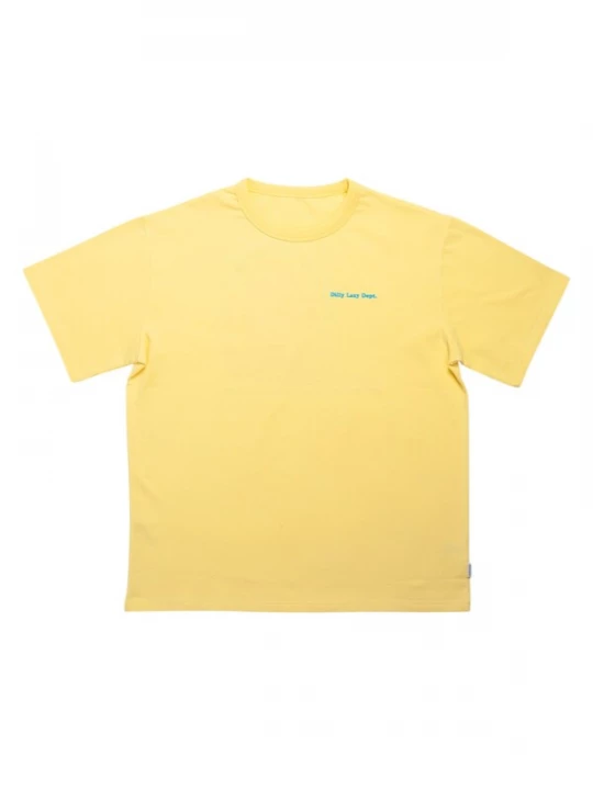 Foto van product DillySocks Shirt 'Dilly Lazy Days' lichtgeel