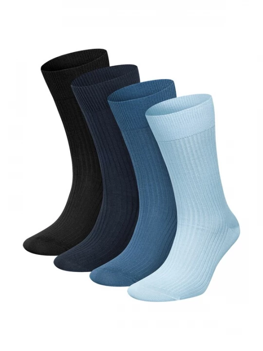 Foto van product DillySocks Sokken blauw / zwart / wit