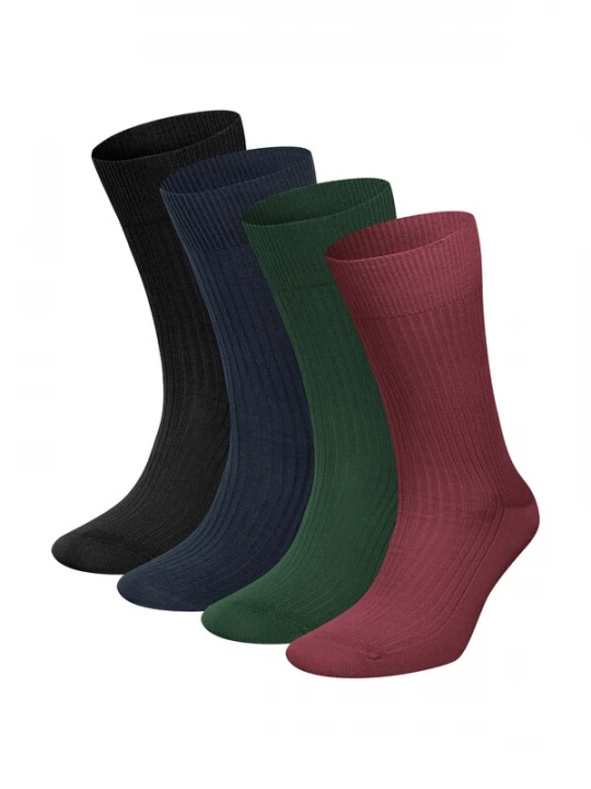 Foto van product DillySocks Sokken donkerblauw / groen / rood / zwart