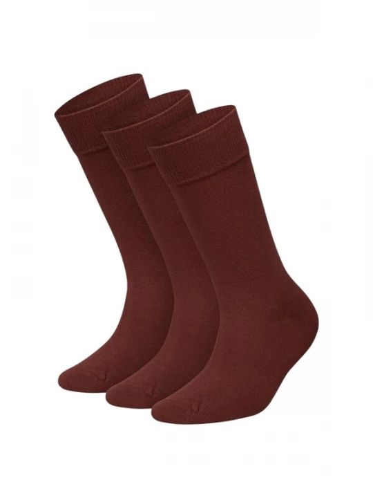 Foto van product DillySocks Sokken karmijnrood / wit