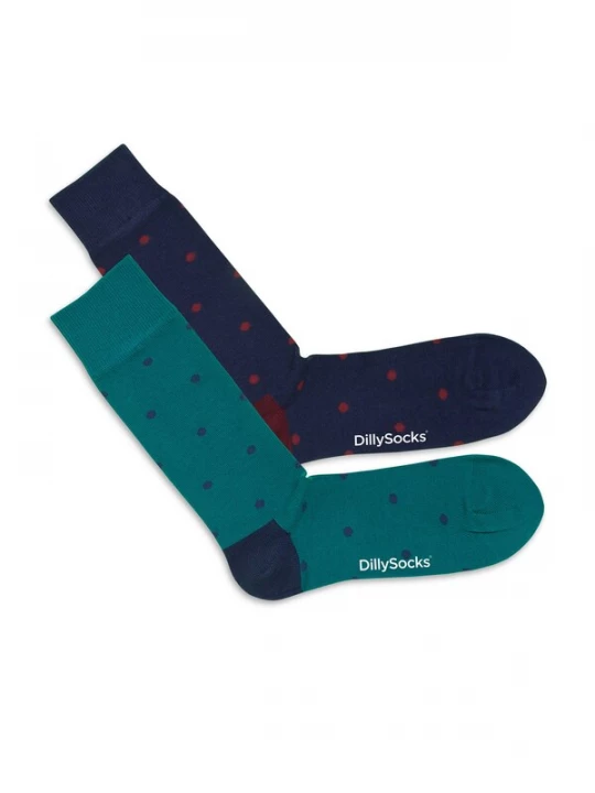 Foto van product DillySocks Sokken 'Sparse Dots' gemengde kleuren