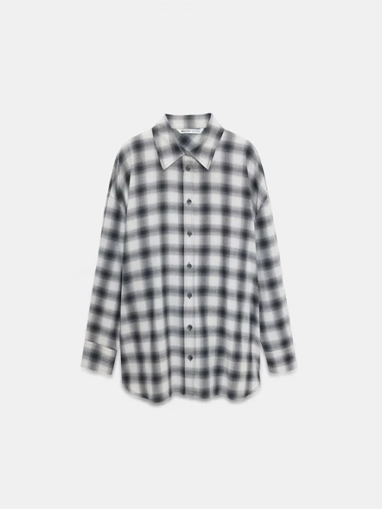 Foto van product Dilvin Blouse antraciet / wit