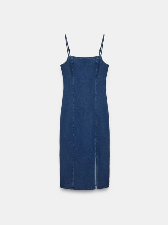 Foto van product Dilvin Jurk blauw denim
