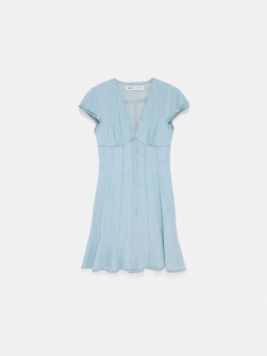 Foto van product Dilvin Jurk blauw denim