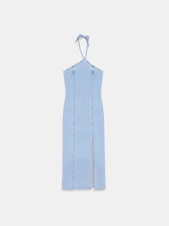 Foto van product Dilvin Jurk blauw denim / lichtblauw
