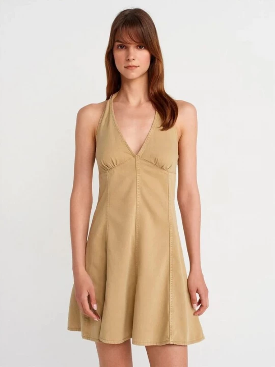 Foto van product Dilvin Jurk camel