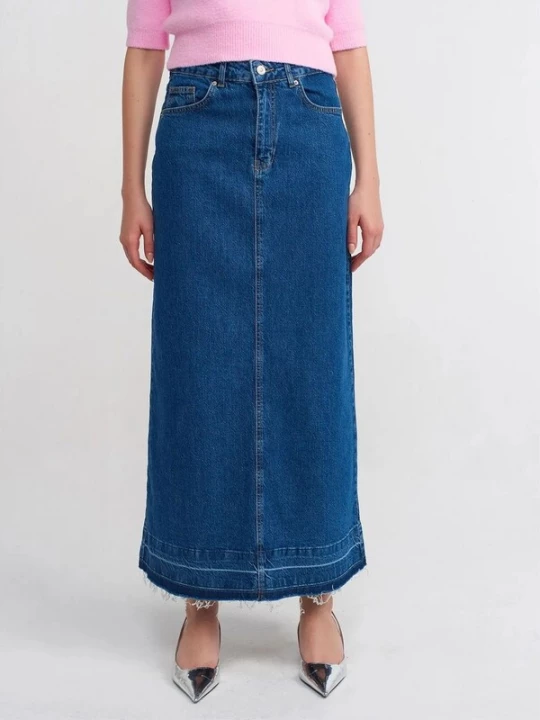 Foto van product Dilvin Rok blauw denim
