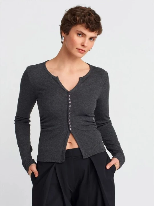 Foto van product Dilvin Shirt antraciet