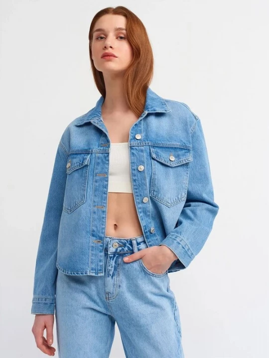 Foto van product Dilvin Shirt blauw denim
