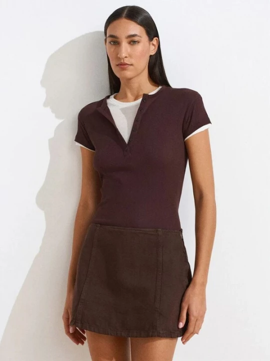 Foto van product Dilvin Shirt bourgogne