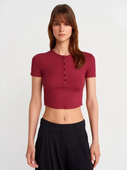 Foto van product Dilvin Shirt bourgogne
