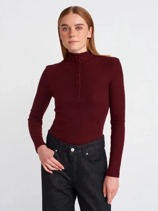 Foto van product Dilvin Shirt bourgogne
