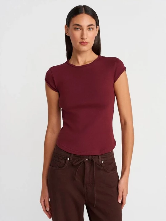 Foto van product Dilvin Shirt bourgogne