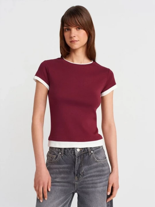 Foto van product Dilvin Shirt bourgogne