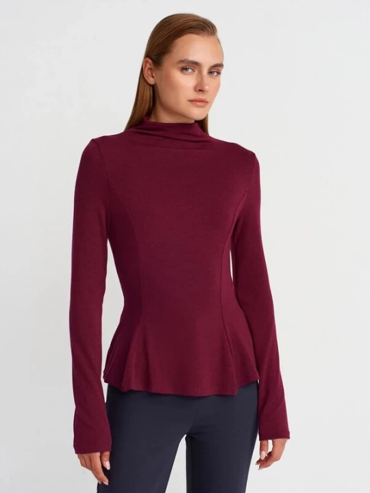 Foto van product Dilvin Shirt bourgogne