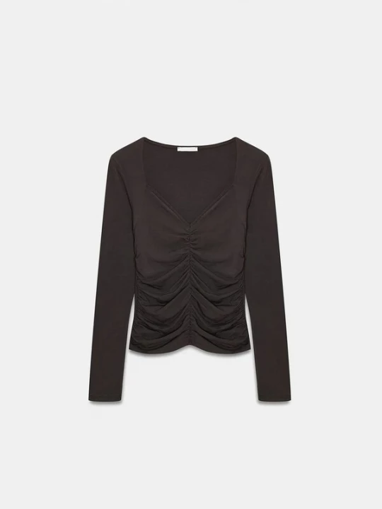 Foto van product Dilvin Shirt bruin