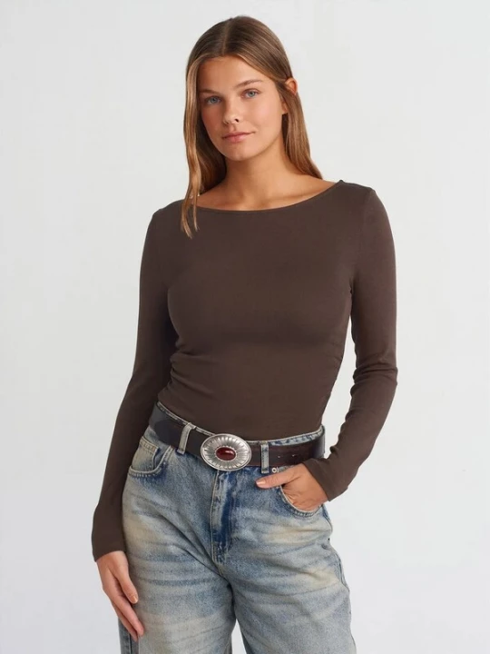 Foto van product Dilvin Shirt bruin