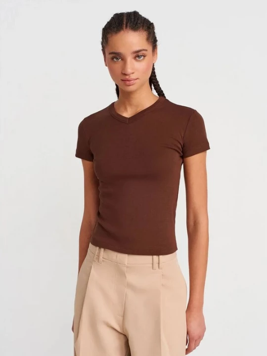 Foto van product Dilvin Shirt bruin