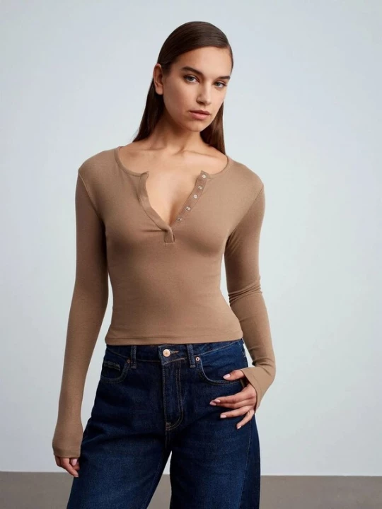 Foto van product Dilvin Shirt camel