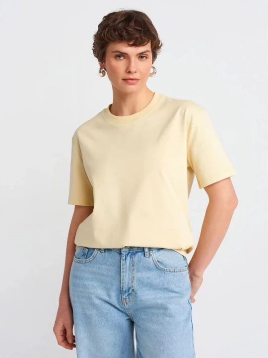 Foto van product Dilvin Shirt citroengeel