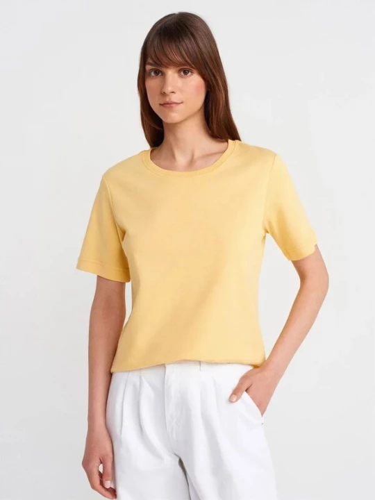 Foto van product Dilvin Shirt citroengeel