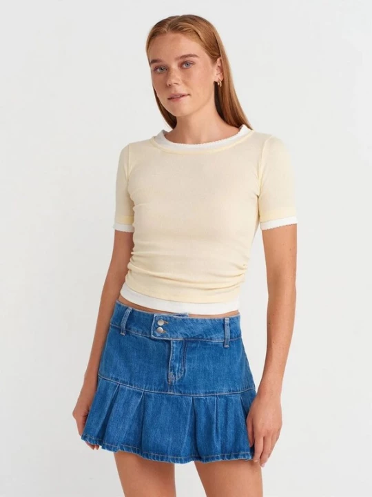 Foto van product Dilvin Shirt crème / wit