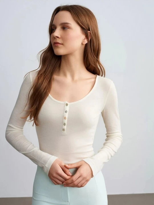 Foto van product Dilvin Shirt ivoor