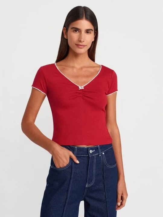 Foto van product Dilvin Shirt kersrood