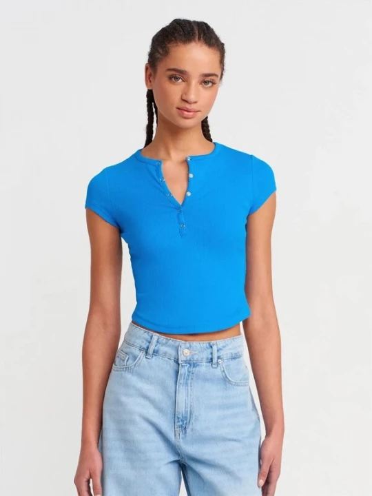 Foto van product Dilvin Shirt kobaltblauw