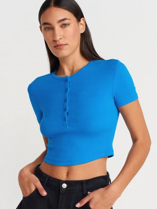 Foto van product Dilvin Shirt kobaltblauw