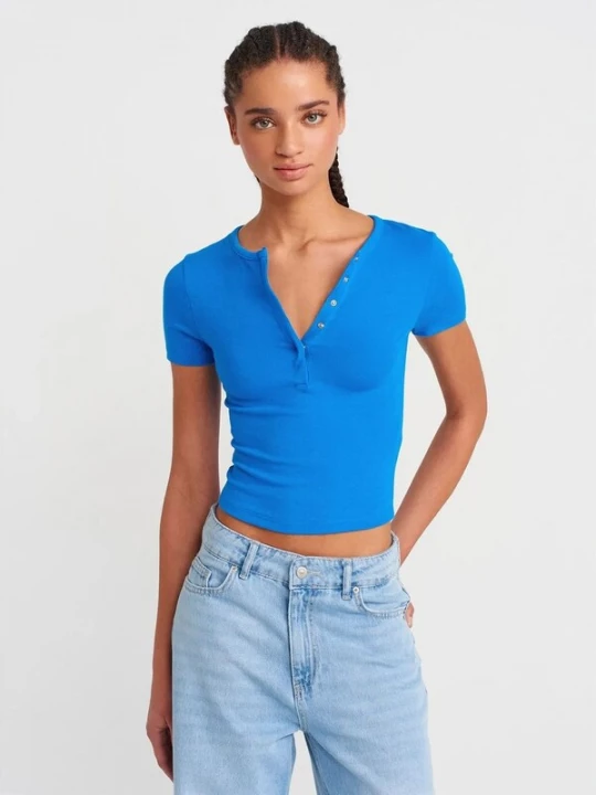 Foto van product Dilvin Shirt kobaltblauw
