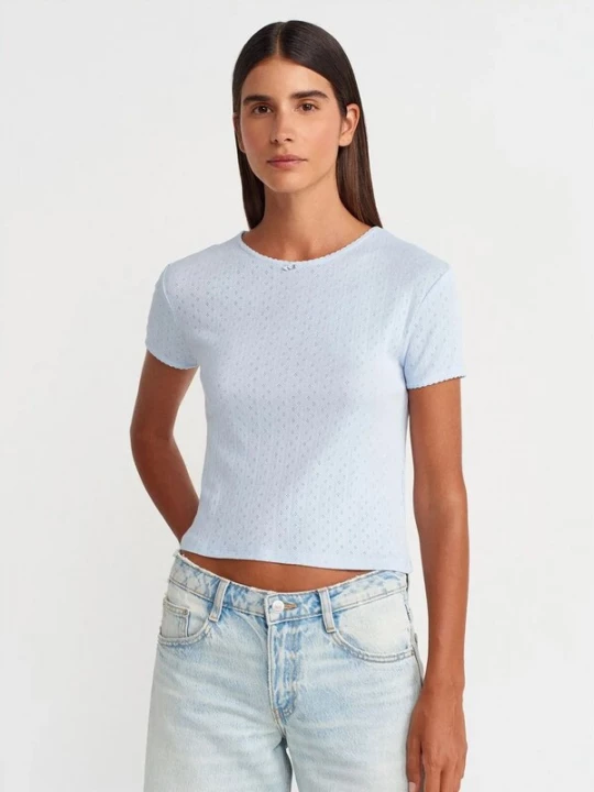 Foto van product Dilvin Shirt lichtblauw