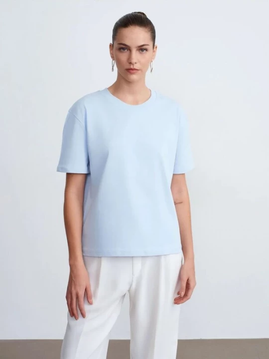 Foto van product Dilvin Shirt lichtblauw