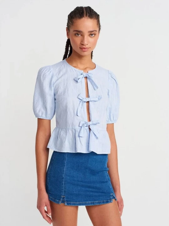 Foto van product Dilvin Shirt lichtblauw
