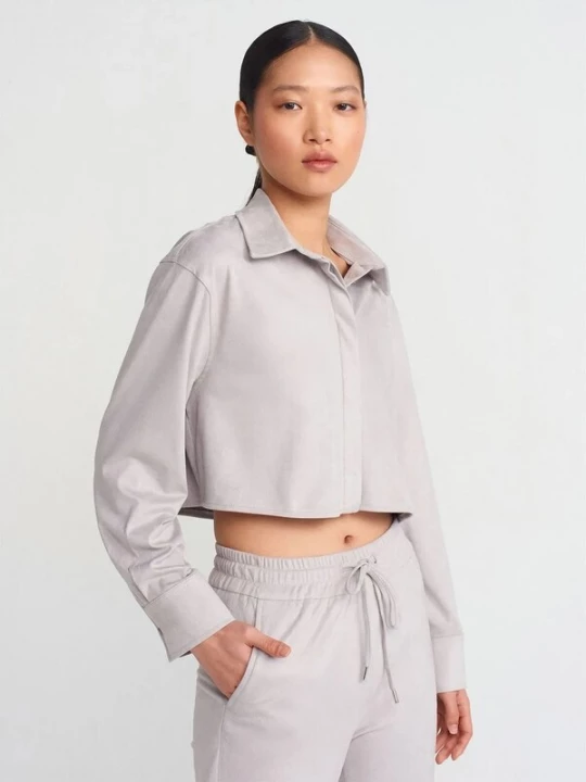 Foto van product Dilvin Shirt lichtgrijs