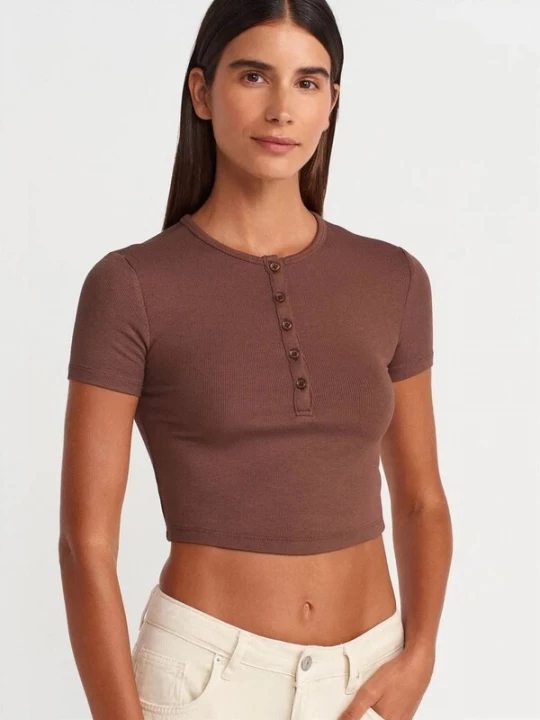 Foto van product Dilvin Shirt mokka