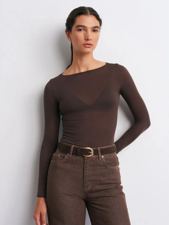 Foto van product Dilvin Shirt mokka