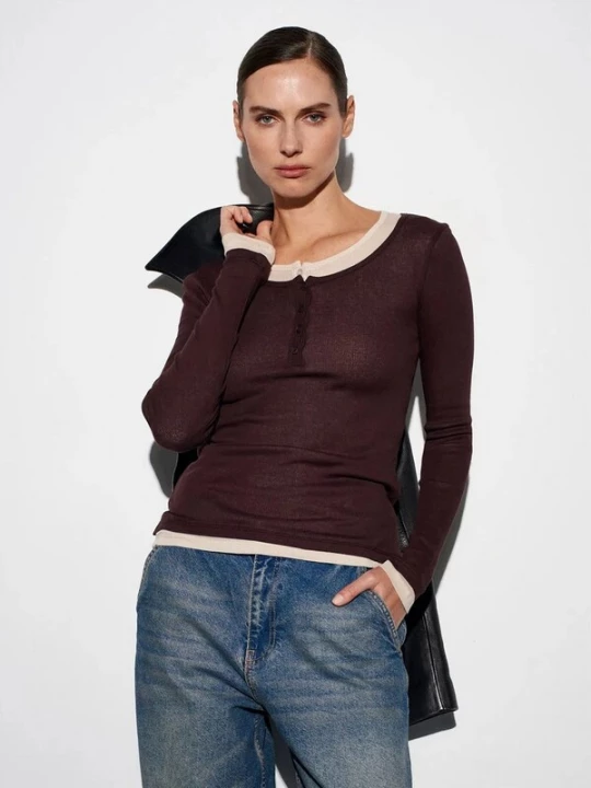 Foto van product Dilvin Shirt mokka
