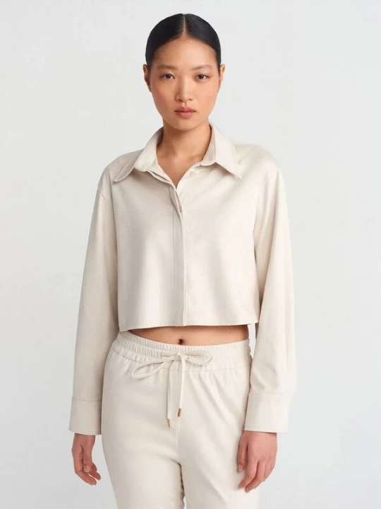 Foto van product Dilvin Shirt natuurwit