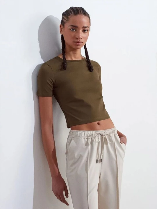 Foto van product Dilvin Shirt olijfgroen