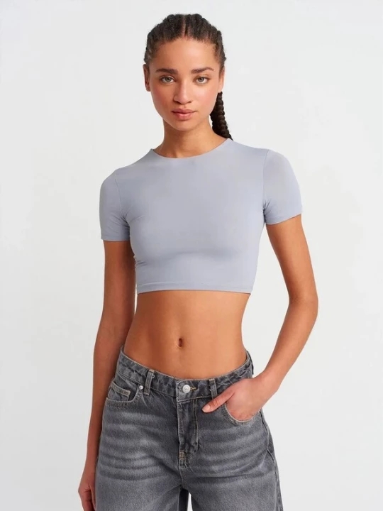 Foto van product Dilvin Shirt smoky blue