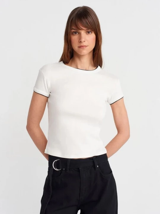 Foto van product Dilvin Shirt zwart / wit