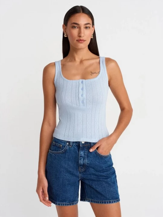 Foto van product Dilvin Top blauw