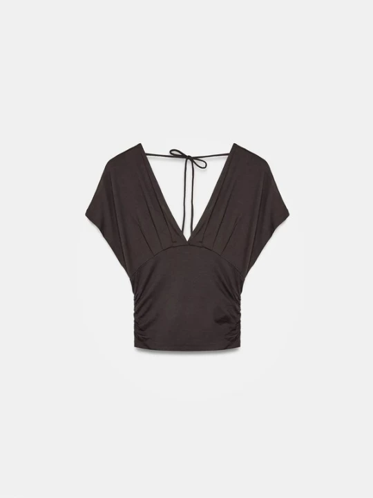Foto van product Dilvin Top donkerbruin