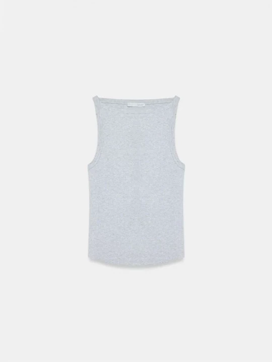 Foto van product Dilvin Top lichtgrijs