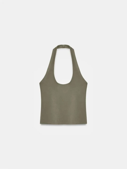 Foto van product Dilvin Top olijfgroen