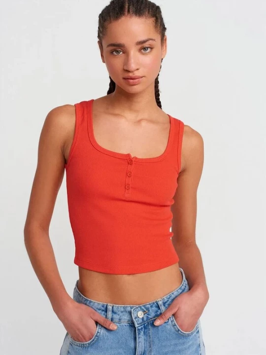 Foto van product Dilvin Top oranje