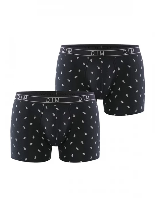 Foto van product DIM Boxershorts 'Fancy' zwart / wit