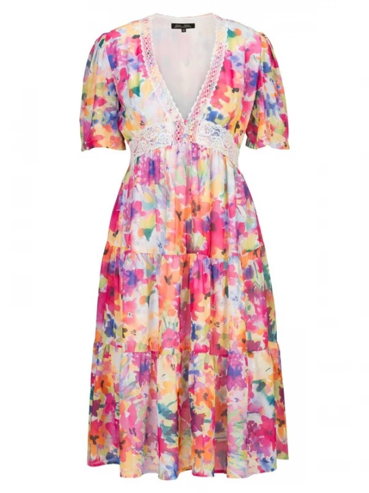 Foto van product Dine'n'Dance Zomerjurk 'Yasmina' gemengde kleuren