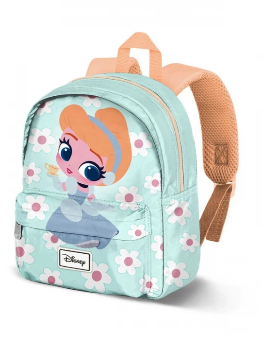 Foto van product DISNEY Rugzak 'Cinderella' smoky blue / cognac / mintgroen / lichtroze